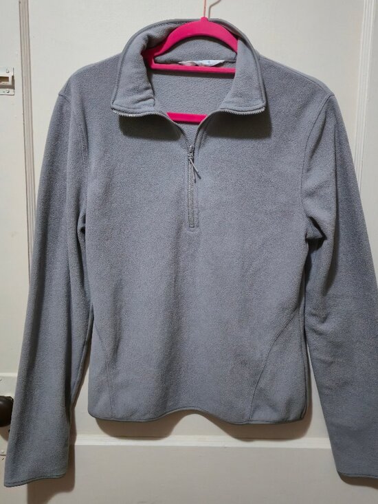 Primark Sweaters - Primark Quarter Zip Up Fleece Henley Sweater Mock Neck Grey Size S